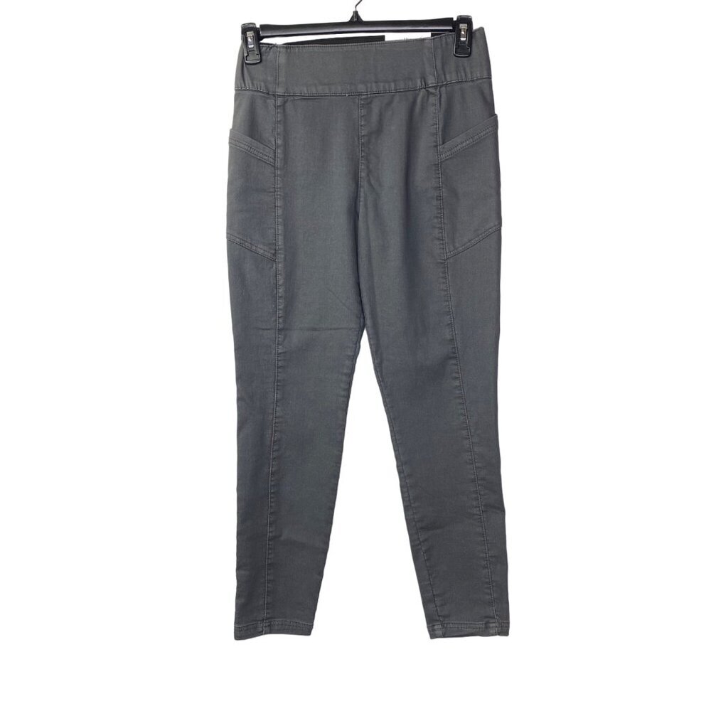WESTBOUND THE ESSENTIAL GRAY high rise skinny LEGGING SM NWT